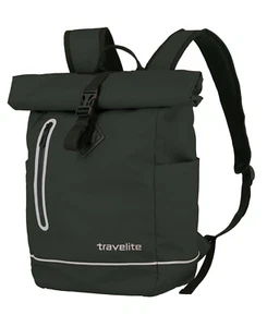 Travelite Rollup Fahrrad Rucksack Kurierrucksack Daypack wasserfeste Plane black - Bild 1 von 5