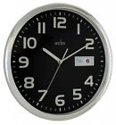 Acctim Supervisor Wall Clock Chrm/Black NEW
