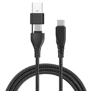 Flexible USB C to USB Cable PD65W Fast Convenient Charging and Data Transfer - Zdjęcie 1 z 8