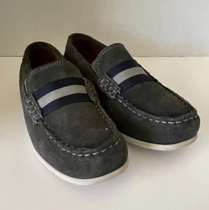Florsheim Kinder Schuhe Jungen 2 Jasper Strap Jr grau Wildleder Halbschuh formell - Bild 1 von 9