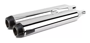 Two Brothers Harley Davidson Softail Deluxe/Slim 15-19 Chrome Dual Carb Tip 2BRO - Picture 1 of 1