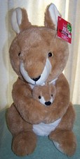 Kangaroo & Baby 20" Plush NWT