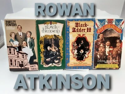 Black Adder VHS Lot! Black-Adder I & II Blackadder Goes Forth Rowan Atkinson - Image 1 of 4