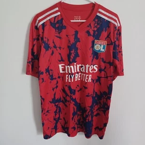 Olympique Lyonnais Fly Emirates #13 O Perez Football Jersey Men Medium - Picture 1 of 5