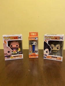 Funko Pop! Dragonball Z GameStop Exclusivo Majin Buu #846 Vegeta #814 y Freezer - Imagen 1 de 5