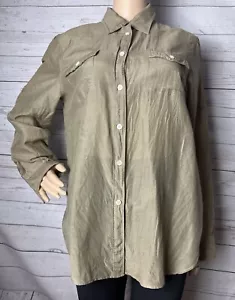 Denim & Supply Ralph Lauren Bluse mittelweich braun Baumwolle Seidenmischung Hemd - Bild 1 von 12