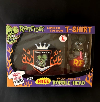 RAT FINK bobble-head with shirt large Funko Wacky Wobbler - Imagen 1 de 4
