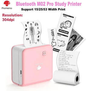 Phomemo Mini Sticker Drucker - M02 Pro 300dpi Thermal Bluetooth Sticker Maker - Afbeelding 1 van 9