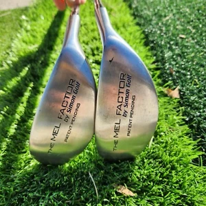 Simon Golf THE MEL FACTOR Symonds Design Super Sized 56* & 60* SW LW Wedges RH - Picture 1 of 8