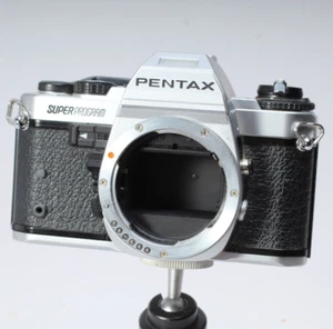 PENTAX SUPER PROGRAM 35MM SLR FOR PARTS OR REPAIR SHUTTER IS LOCKED MIRROR UP - Picture 1 of 7