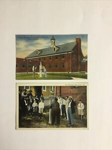 Whipping Post Dover Delaware 2 Vintage Postcards