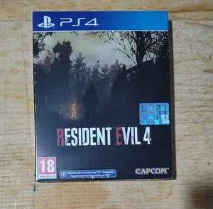 Resident Evil 4 Remake Steelbook PS4 Cover ITA - Foto 1 di 2