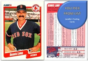 1990 Fleer Baseball Cards - U-Pick From List - Photo 1 sur 61