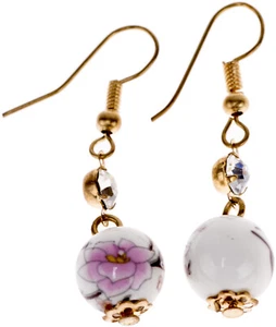 My Pretty Asian Magnolia Vintage MAGNOLIA Pendientes Rockabilly Joyería - Imagen 1 de 2