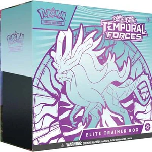 Pokemon TCG: Scarlet & Violet - Temporal Forces - Walking Wake Elite Trainer Box - Picture 1 of 6
