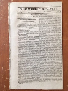 New York Establish Public School 1812 Economist John Law Mississippi Bubble - Picture 1 of 6