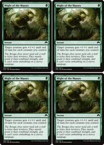 MTG - 4x MIGHT OF THE MASSES - Magic Origins (C) - Picture 1 of 1