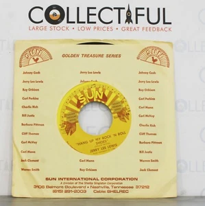JERRY LEE LEWIS - HANG UP MY ROCK N ROLL SHOES - SUN TREASURE *EX* 7" SINGLE 🔥 - Picture 1 of 2