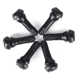 5PCs/set Black TR413 Tubeless Car Wheel Tire Valve Stems with Caps Tyre PMZ VoFF - Picture 1 of 10