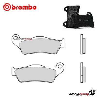 Brembo front brake pads Genuine Carbon Ceramic for Husaberg FE350E 4T 2013-2014 - Image 1 of 4