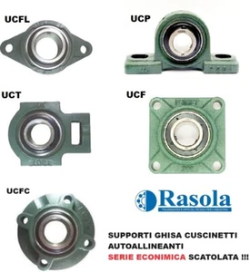 SUPPORTI CON CUSCINETTO TIPO UC AUTOALLINEANTE SERIE CONCORRENZIALE SCATOLATI - Foto 1 di 1