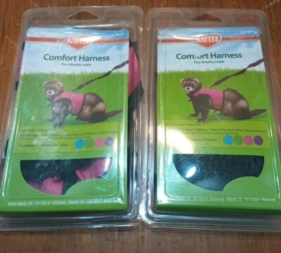 Arnés Kaytee Comfort Talla GRANDE Correa Elástica (Púrpura) Hurón Conejo NUEVO Foto 1 de 4