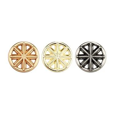 5Pcs Vintage Style Metal Button DIY Sewing Crafts Decorative Accessories 15-23mm - Image 1 of 3