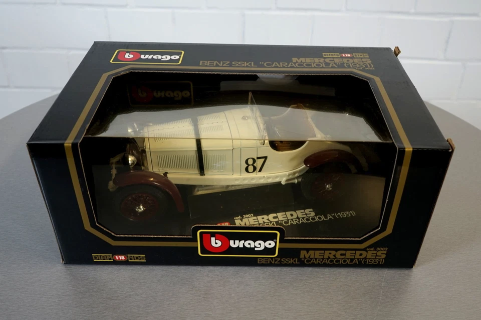 MERCEDES BENZ SSKL Caracciola 1931 Bburago 3002 1 18