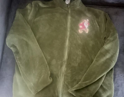 Disney Store Grumpy Snow White & 7 Dwarfs Fleece Jacket 2XL XXL Green Unisex - Image 1 of 2