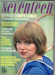 Vintage Seventeen magazine April 1977 NICK NOLTE TEEN FASHION - Picture 1 of 1