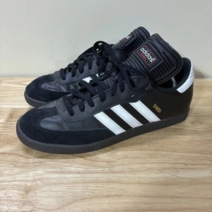 Adidas Samba Classic schwarz weiß Hallen Fußballschuhe Herren Größe 11 Leder " - Bild 1 von 6