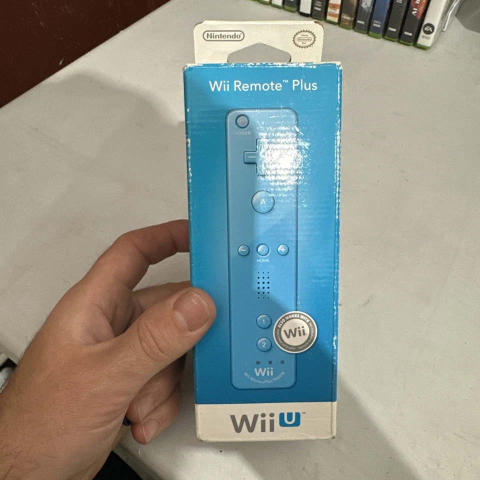 Mando Wii Plus con Motion Plus Azul Nuevo Sellado de Fábrica Envío Gratis Foto 1 de 3