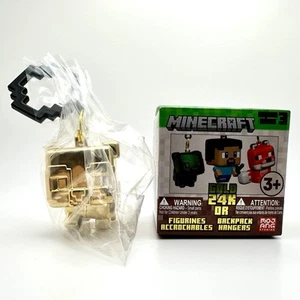 NEW Minecraft Series 3 Backpack Hangers 24k Gold Plated PANDA 1/54 Rare Chase - Picture 1 of 6