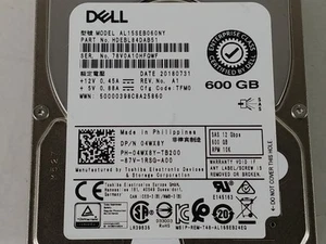 Lot of 5 Toshiba Dell AL15SEB060NY 600 GB SAS 3 2.5 in Enterprise Drive - Picture 1 of 6