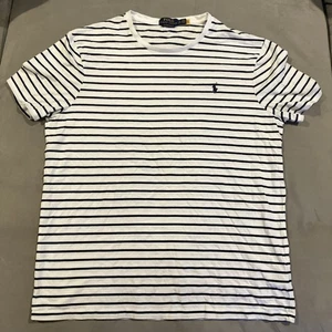 Beautiful - Polo / Ralph Lauren - Nautical White Striped T Shirt - Men's Size L - Picture 1 of 4