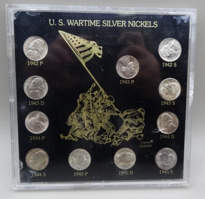 11 Piece War Nickel Set -Uncirculated- - Image 1 of 4