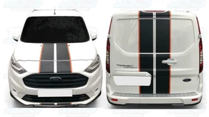 Connect Style Van Stripes - Bonnet & Rear Door Sport Graphics SET - Picture 1 of 2