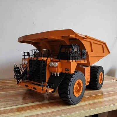 1/20 Metal RC Hydraulic Mine Truck Dumper Car Heavy Construction Machine Vehicle - Image 1 of 4