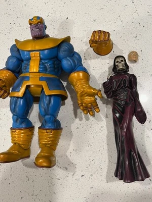 Figura de acción MARVEL Diamond Select THANOS con LADY DEATH - COMPLETA Foto 1 de 4