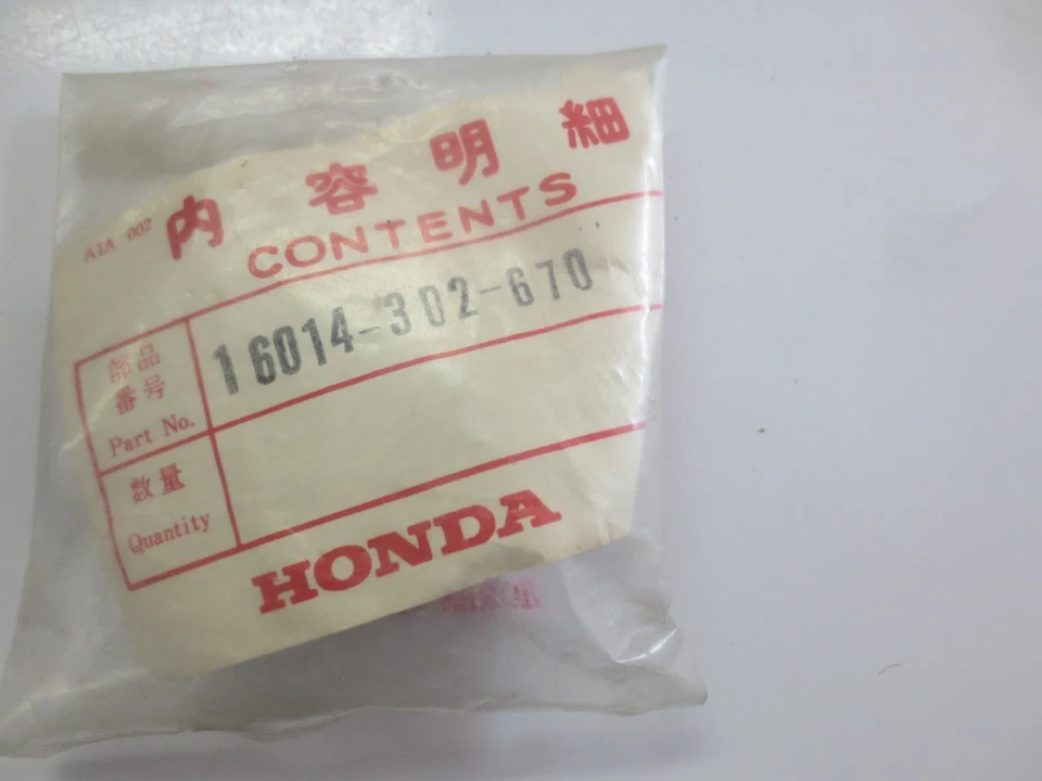 NUEVO Juego superior genuino OEM Honda NOS CD175 16014-302-670 Foto 1 de 2