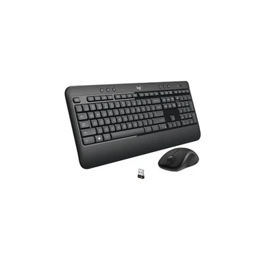Logitech MK540 Full-size Advanced Wireless Membrane Keyboard/Mouse for PC Black - Image 1 of 4