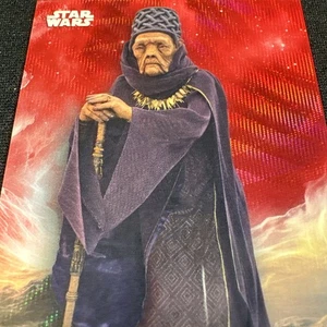 2025 Topps Chrome Star Wars Red Wave ELDER NAASA 3/5 EINWANDFREI - Bild 1 von 7