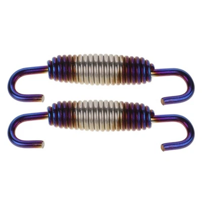  2 Pcs Motorcycle Spring Motorbike Accessories Exhaust Springs Mount Hanger - Image 1 of 4
