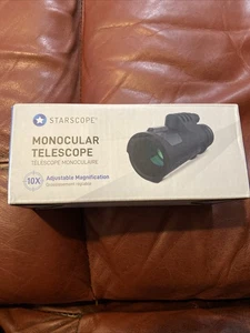 STARSCOPE Monocular Telescope 10X Adjustable Magnification - Picture 1 of 3