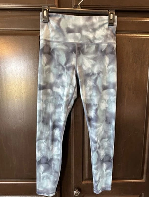Athleta Womens Marble Print Elation Leggings Size S Blues - Image 1 of 4