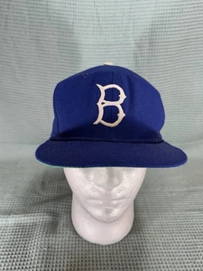 Gorra de béisbol Ralph Branca de propiedad personal modelo profesional de los Brooklyn Dodgers New Era - Imagen 1 de 9