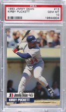 1993 Jimmy Dean Signature Edition Food Issue Kirby Puckett #13 PSA 10 GEM MT HOF