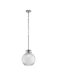 Kichler 34890 - 1 Light Seeded Glass Globe Mini Pendant - Brushed Nickel - Picture 1 of 2