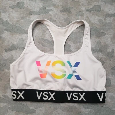 Victoria Sport Victoria's Secret Sport Bra Womens XL White Pullover Gym Yoga - Image 1 of 4