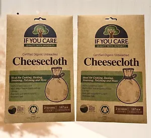 2~ If You Care 72 x 36 (2 Sq.Yds) inch Certified Organic Unbleached Cheesecloth - Picture 1 of 4